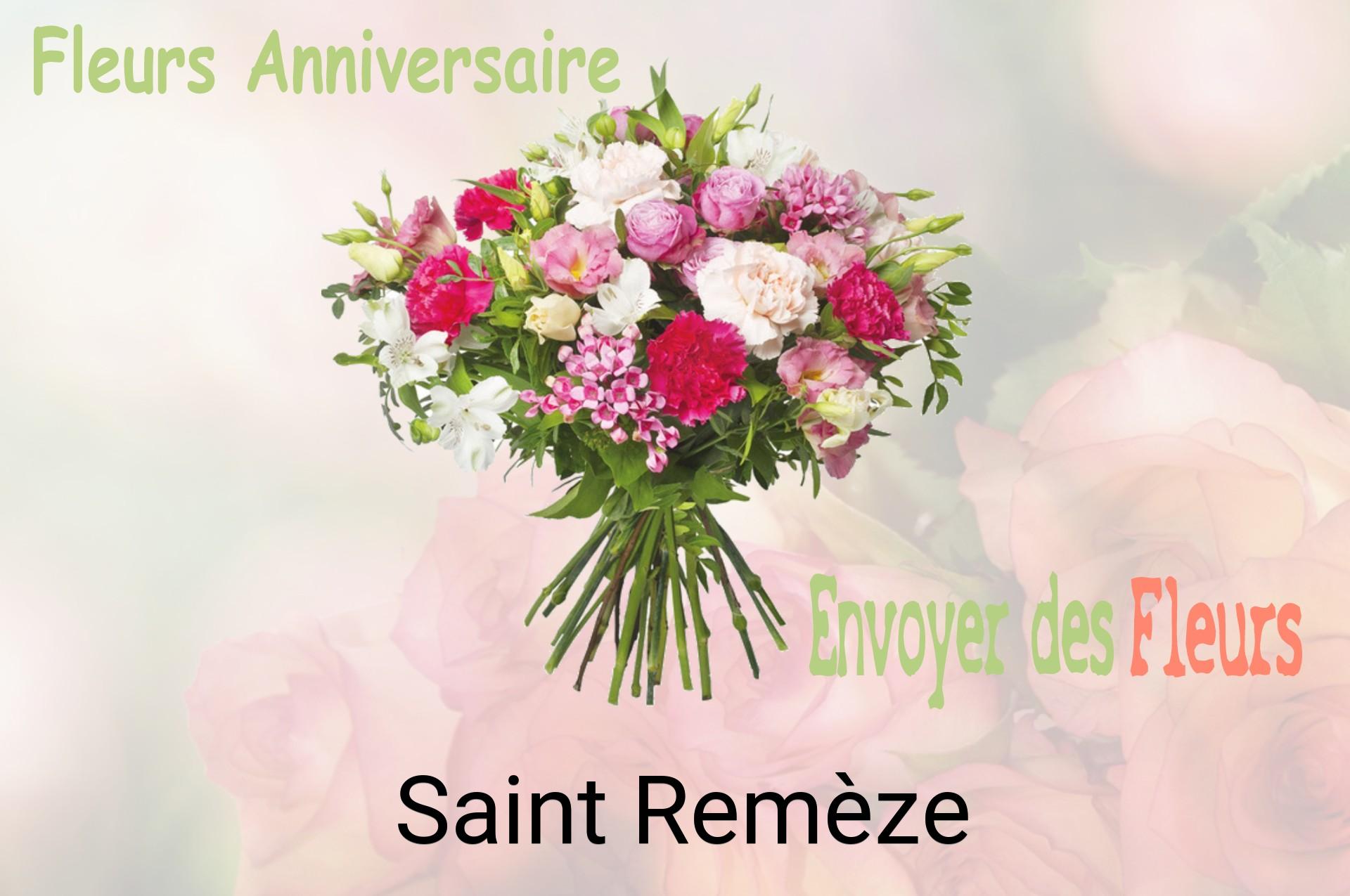 Bouquet de fleurs d’anniversaire livré à Saint-Remèze