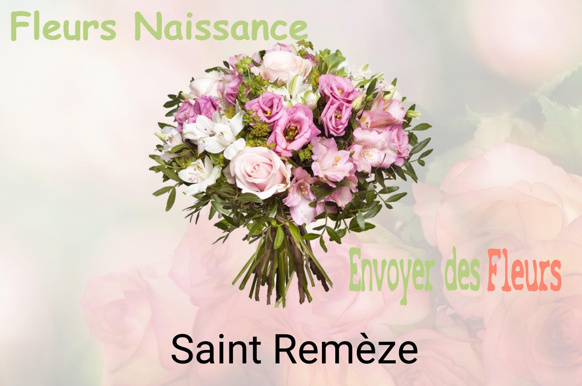 Bouquet de fleurs de naissance livré à Saint-Remèze